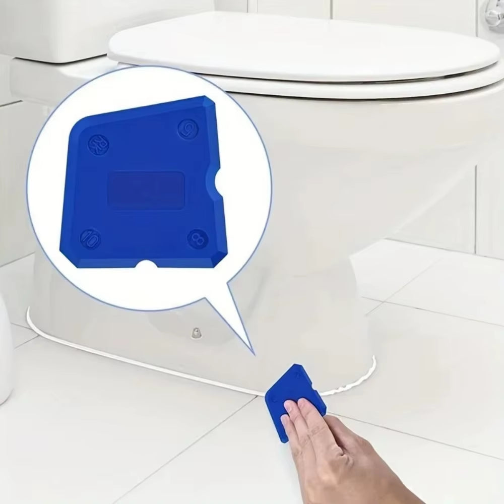 4Pcs Silicone Glass Cement Scraper Home Caulking Tools Home Cleaning Hand Spatula Tool Finishing Grout Filler Sealant Spreading
