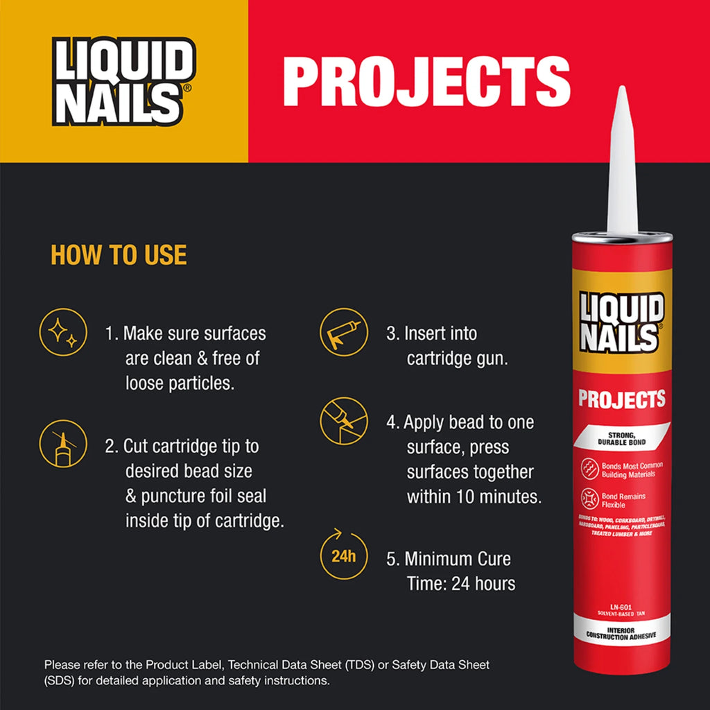 10 Oz. Projects Construction Adhesive