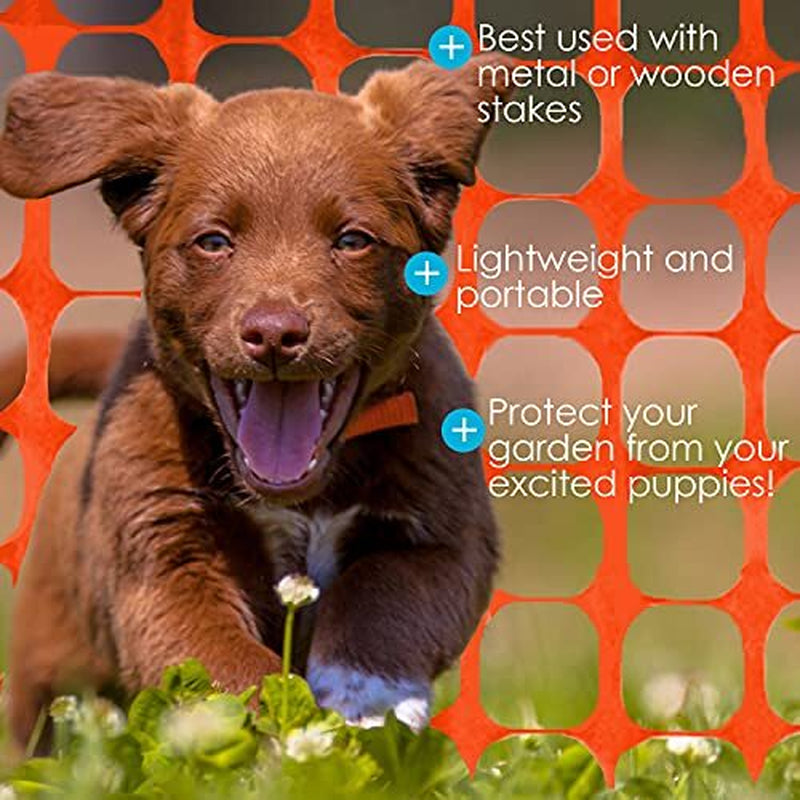 Houseables Plastic Mesh Fence, Construction Barrier Netting, Assorted Colors