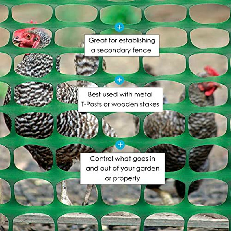 Houseables Plastic Mesh Fence, Construction Barrier Netting, Assorted Colors