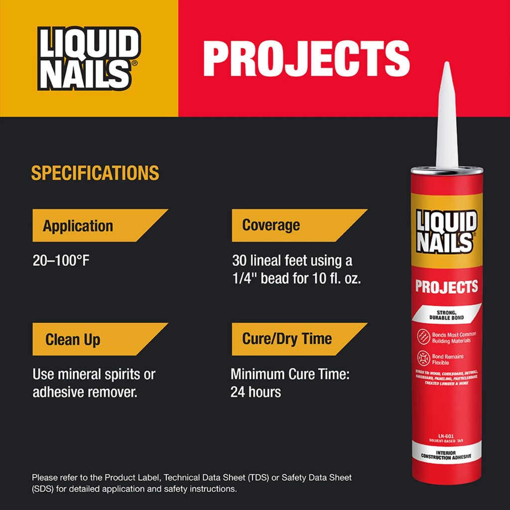10 Oz. Projects Construction Adhesive