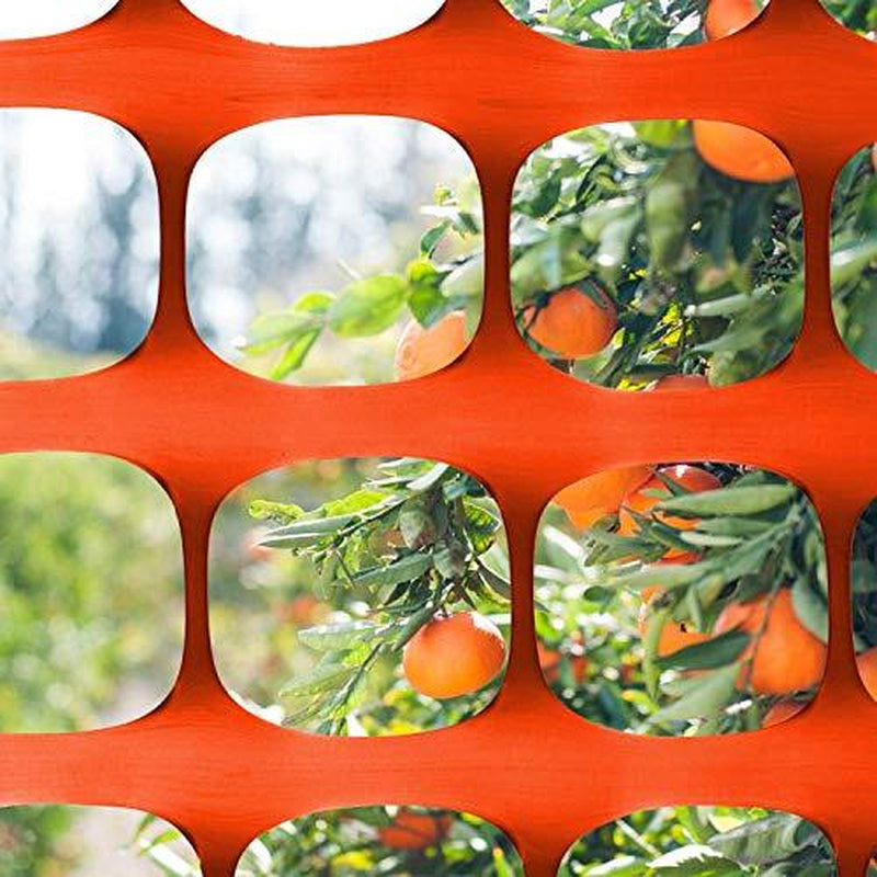 Houseables Plastic Mesh Fence, Construction Barrier Netting, Assorted Colors