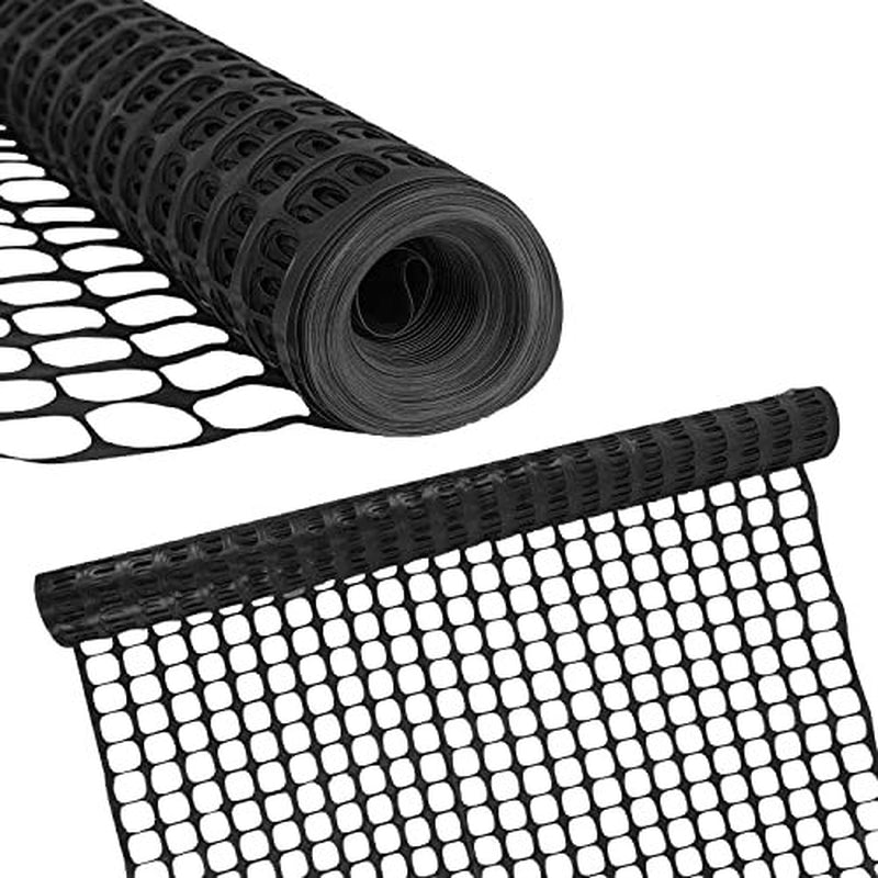 Houseables Plastic Mesh Fence, Construction Barrier Netting, Assorted Colors