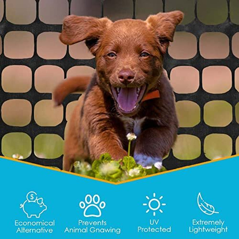 Houseables Plastic Mesh Fence, Construction Barrier Netting, Assorted Colors