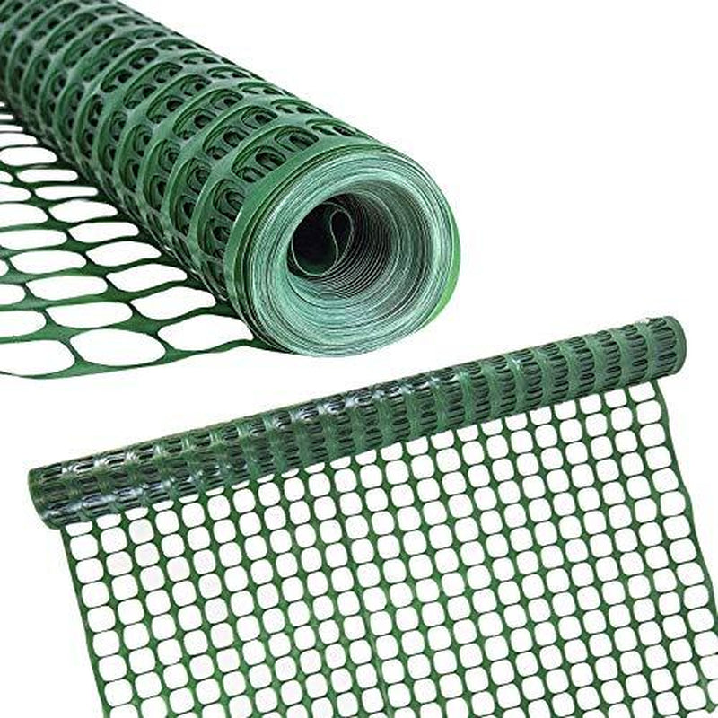 Houseables Plastic Mesh Fence, Construction Barrier Netting, Assorted Colors