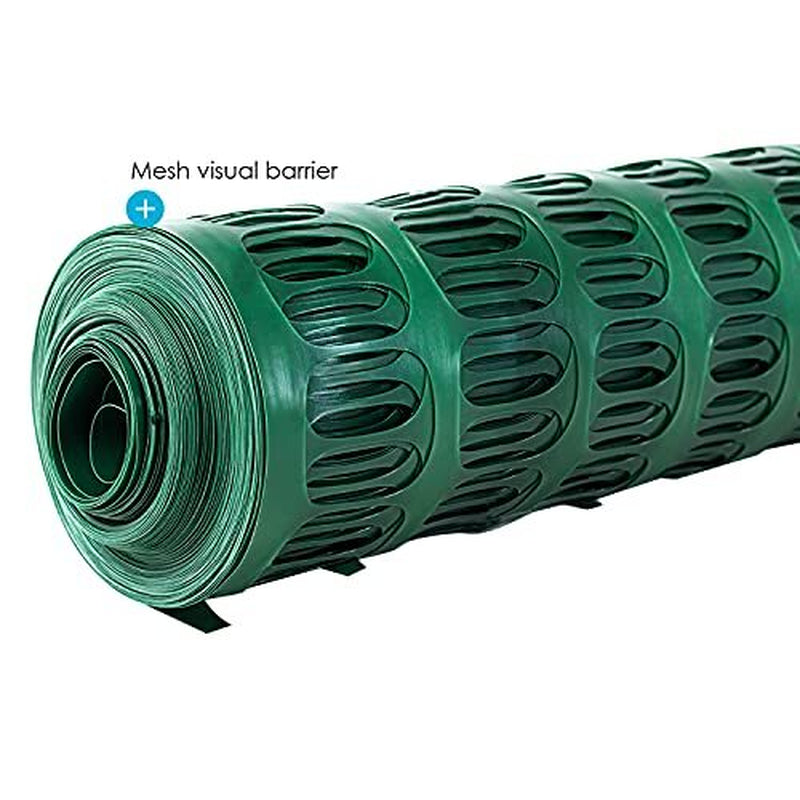 Houseables Plastic Mesh Fence, Construction Barrier Netting, Assorted Colors