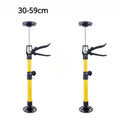 2Pcs Labor-Saving Telescopic Steel Support Rod Cabinet Jack Drywall Construction Tool Extensible Non-Slip Hand Lifting Jack Too