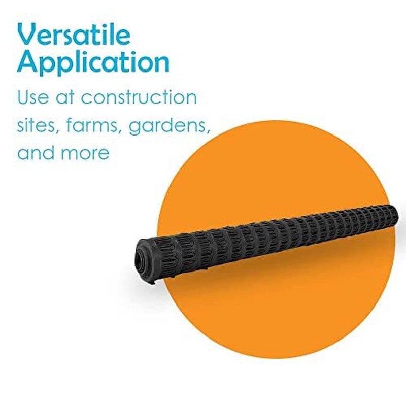 Houseables Plastic Mesh Fence, Construction Barrier Netting, Assorted Colors
