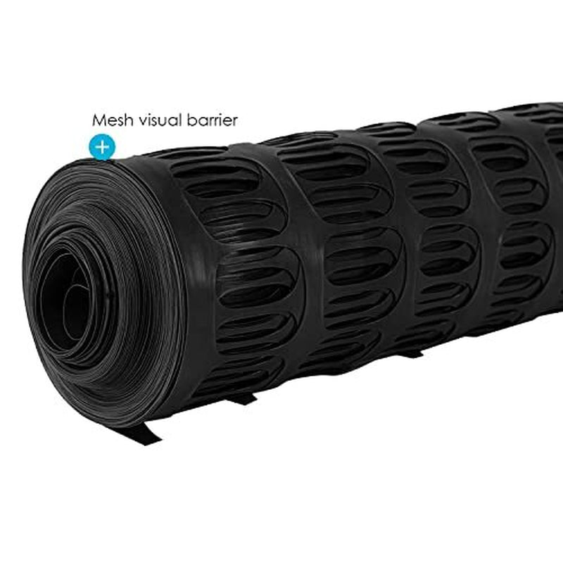 Houseables Plastic Mesh Fence, Construction Barrier Netting, Assorted Colors
